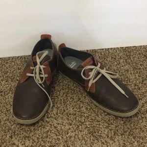 Clark’s Ortholite Loafer Brown Lace Up Men’s Shoe